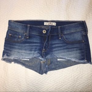 Denim shorts